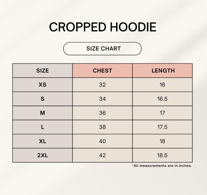 Female Cropped Hoodie